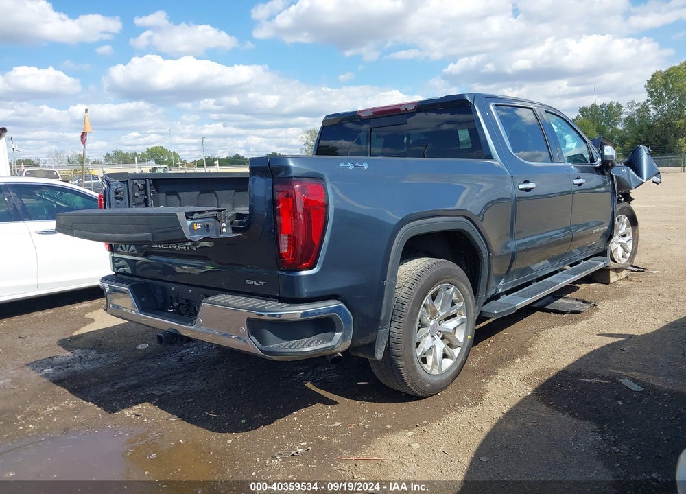 2019 GMC SIERRA 1500 SLT VIN: 3GTU9DED5KG241013