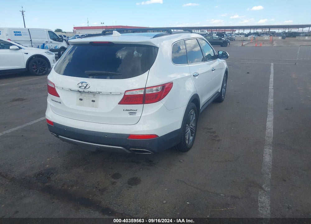 2014 HYUNDAI SANTA FE LIMITED VIN: KM8SRDHF2EU082792