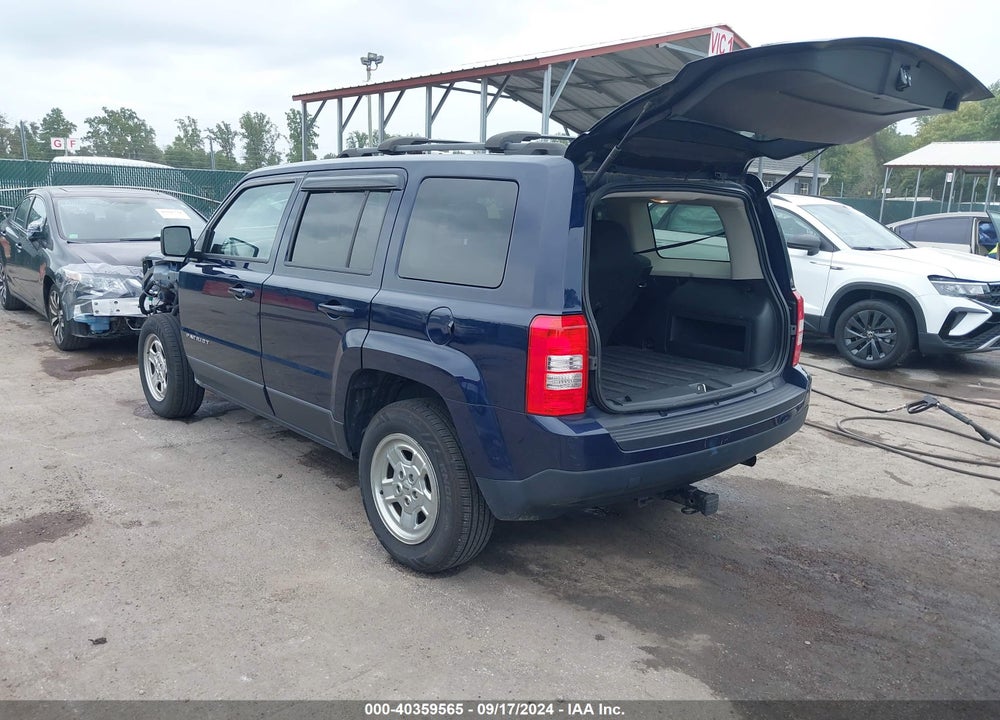 2017 JEEP PATRIOT SPORT 4X4 VIN: 1C4NJRBB5HD194356
