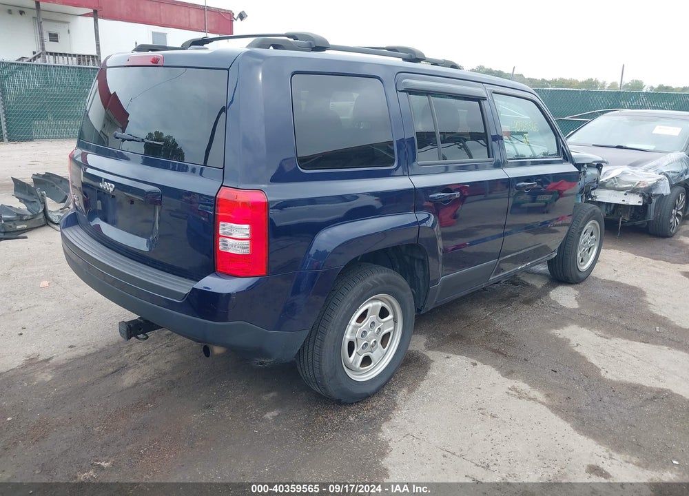 2017 JEEP PATRIOT SPORT 4X4 VIN: 1C4NJRBB5HD194356
