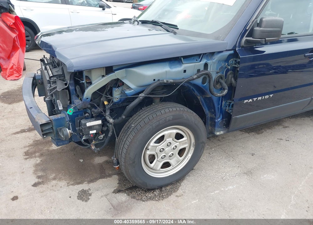 2017 JEEP PATRIOT SPORT 4X4 VIN: 1C4NJRBB5HD194356