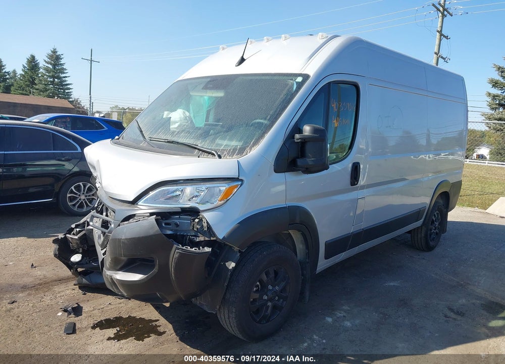 2023 RAM PROMASTER 1500 HIGH ROOF 136 WB VIN: 3C6LRVBGXPE548395