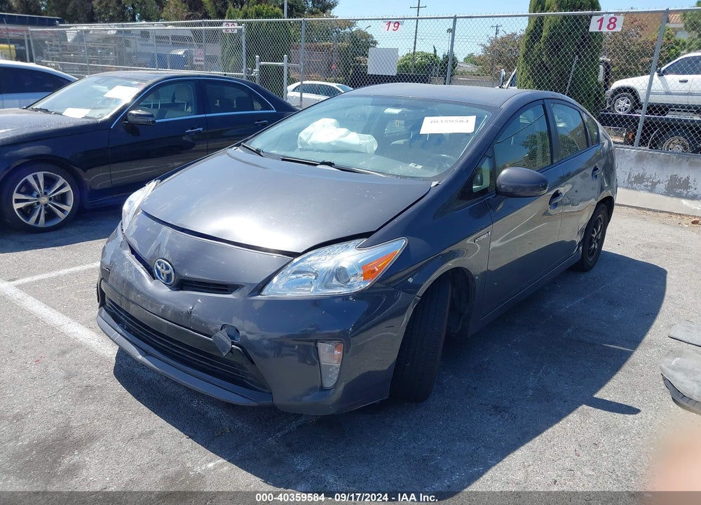 2014 TOYOTA PRIUS TWO VIN: JTDKN3DU3E0368401