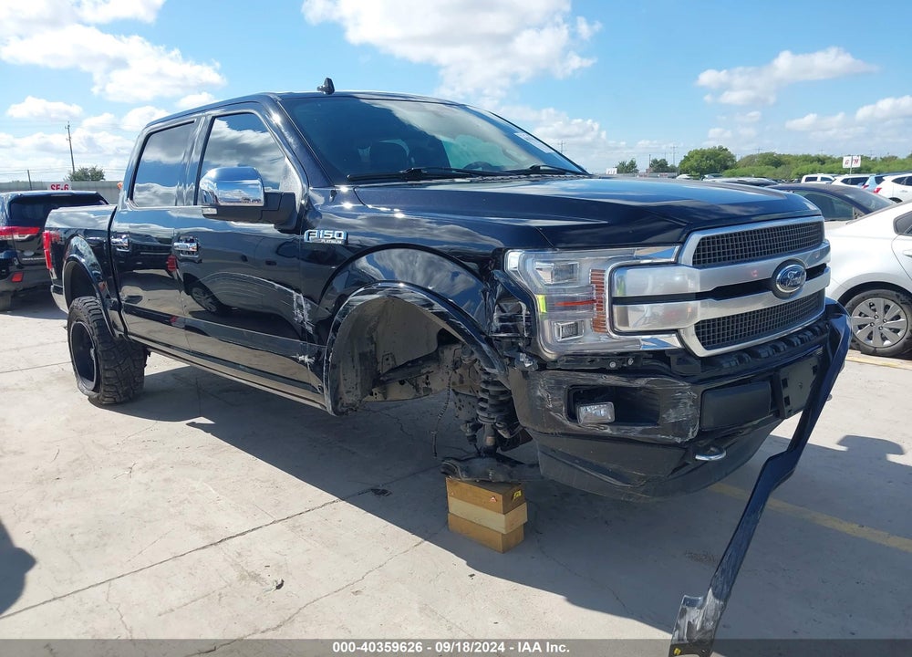 2020 FORD F-150 PLATINUM VIN: 1FTEW1E55LFB19565