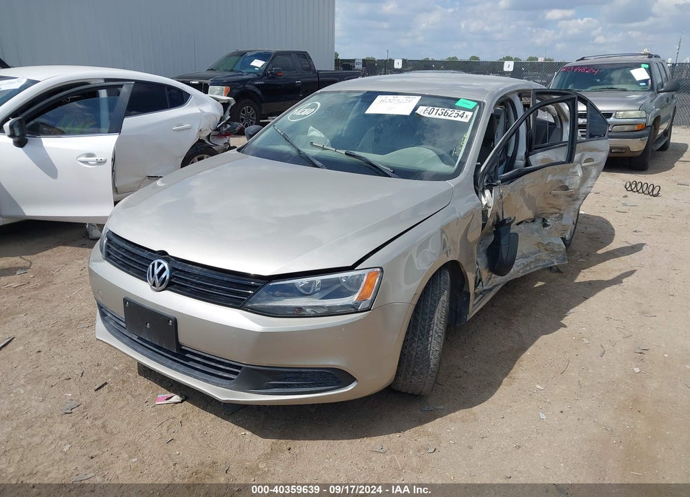 2013 VOLKSWAGEN JETTA 2.0L S VIN: 3VW1K7AJ0DM267332