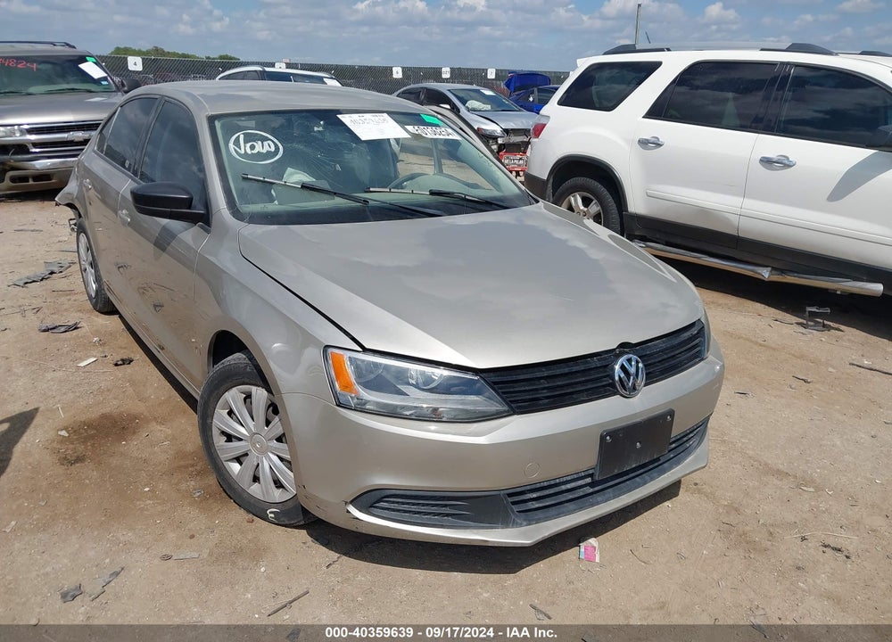 2013 VOLKSWAGEN JETTA 2.0L S VIN: 3VW1K7AJ0DM267332