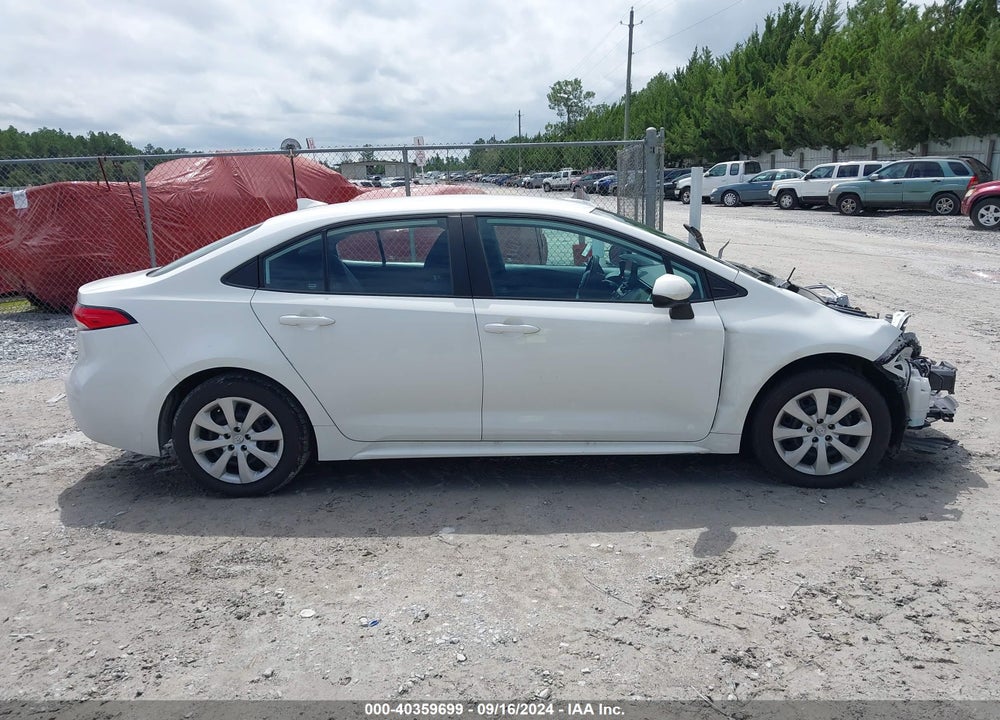 2022 TOYOTA COROLLA VIN: 5YFEPMAEXNP317607