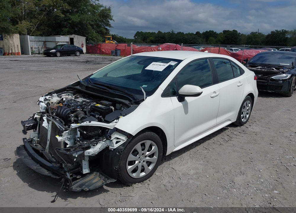2022 TOYOTA COROLLA VIN: 5YFEPMAEXNP317607