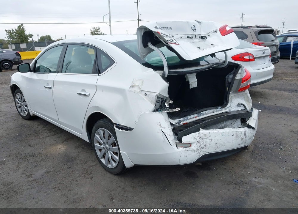 2015 NISSAN SENTRA S VIN: 3N1AB7AP2FY300286