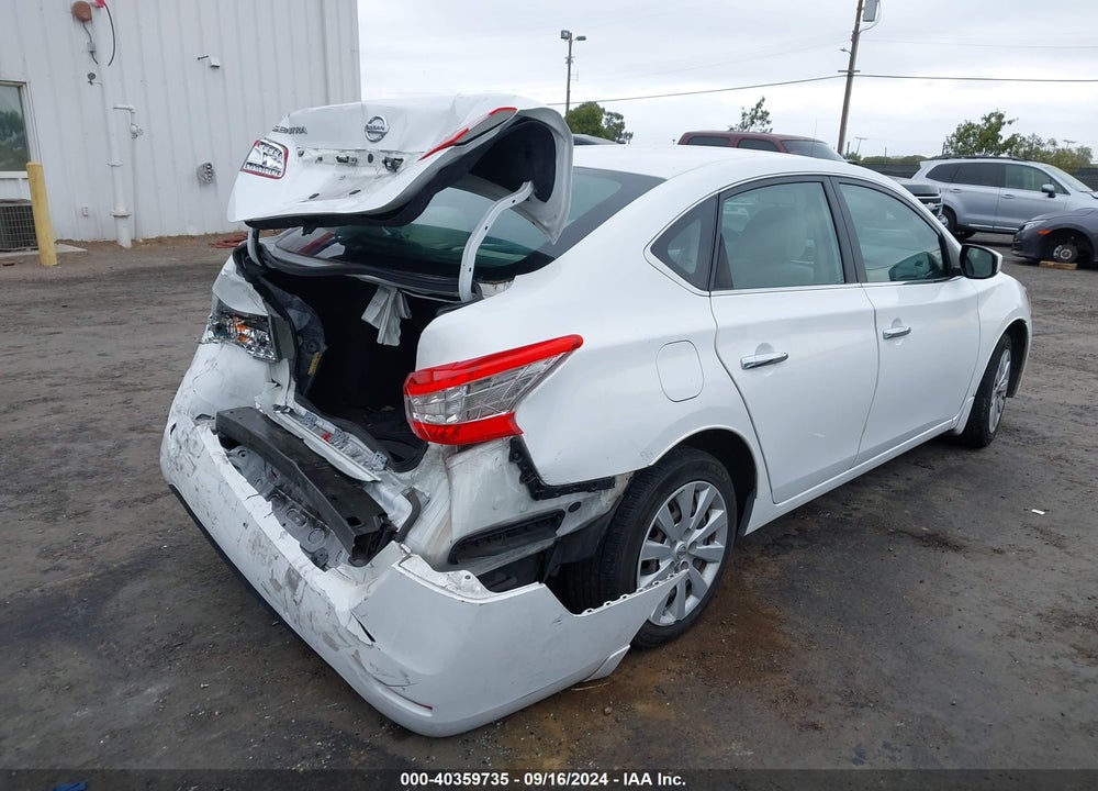 2015 NISSAN SENTRA S VIN: 3N1AB7AP2FY300286