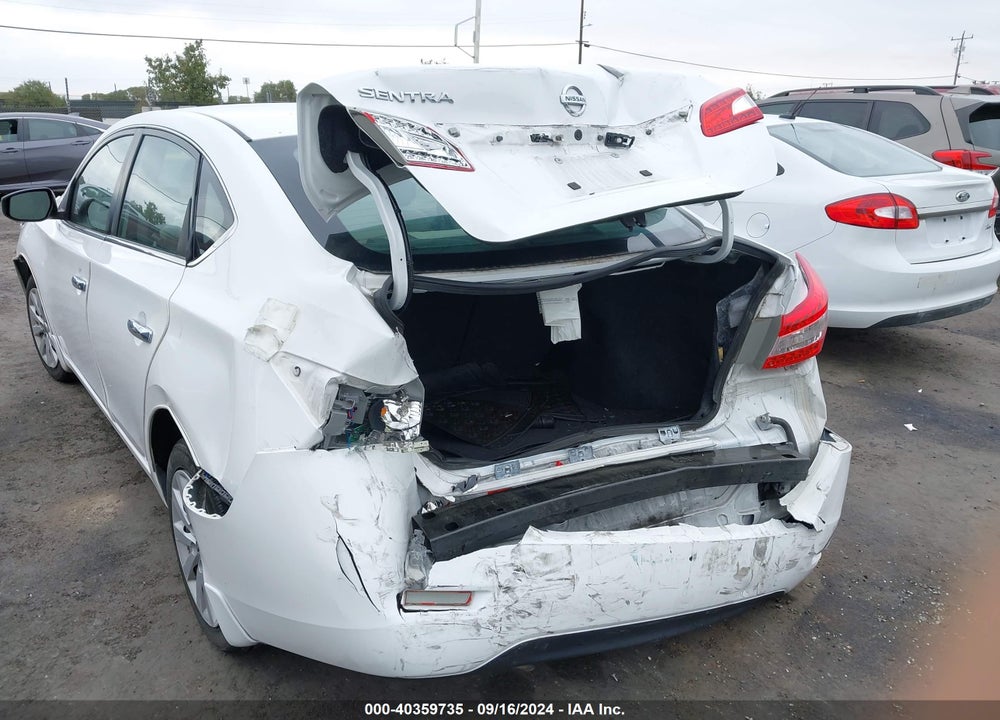 2015 NISSAN SENTRA S VIN: 3N1AB7AP2FY300286