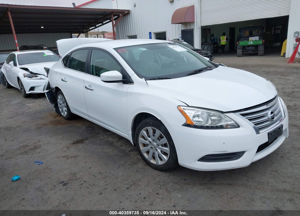 2015 NISSAN SENTRA S VIN: 3N1AB7AP2FY300286