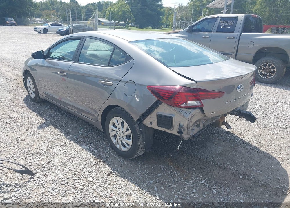 2020 HYUNDAI ELANTRA SE VIN: KMHD74LF0LU952705