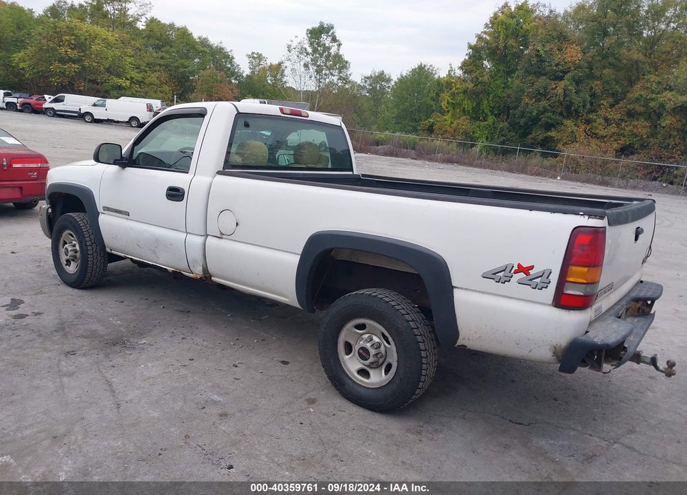 2003 GMC SIERRA 2500HD WORK TRUCK VIN: 1GTHK24UX3E100216