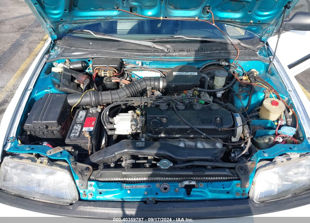 1991 HONDA CIVIC DX VIN: 2HGED6450MH545623