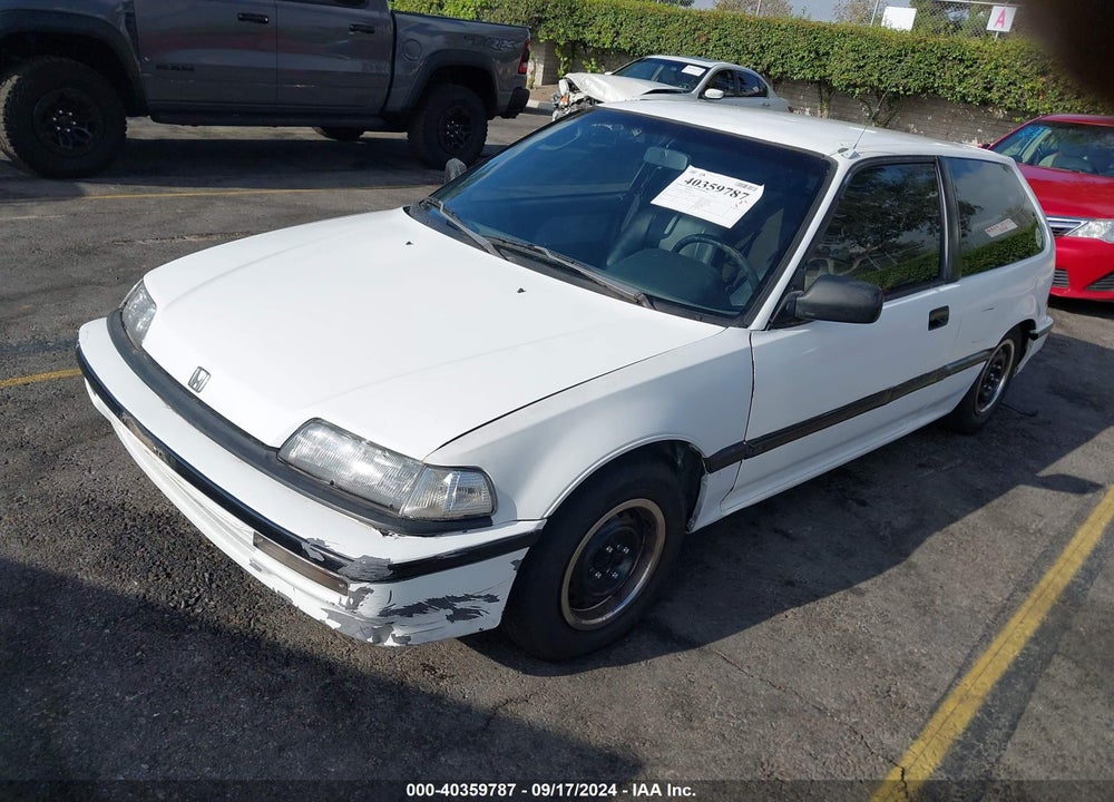 1991 HONDA CIVIC DX VIN: 2HGED6450MH545623