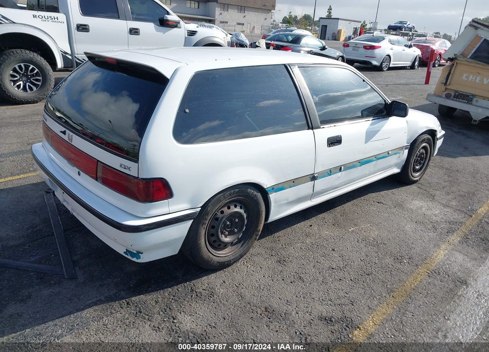 1991 HONDA CIVIC DX VIN: 2HGED6450MH545623