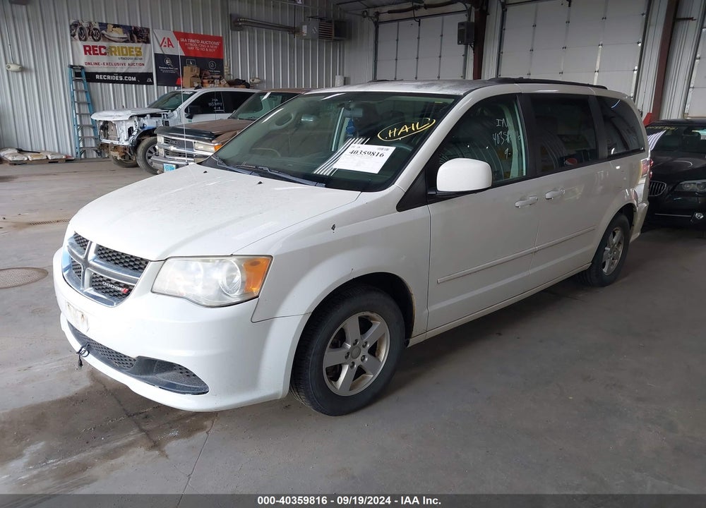 2012 DODGE GRAND CARAVAN SXT VIN: 2C4RDGCG3CR295697