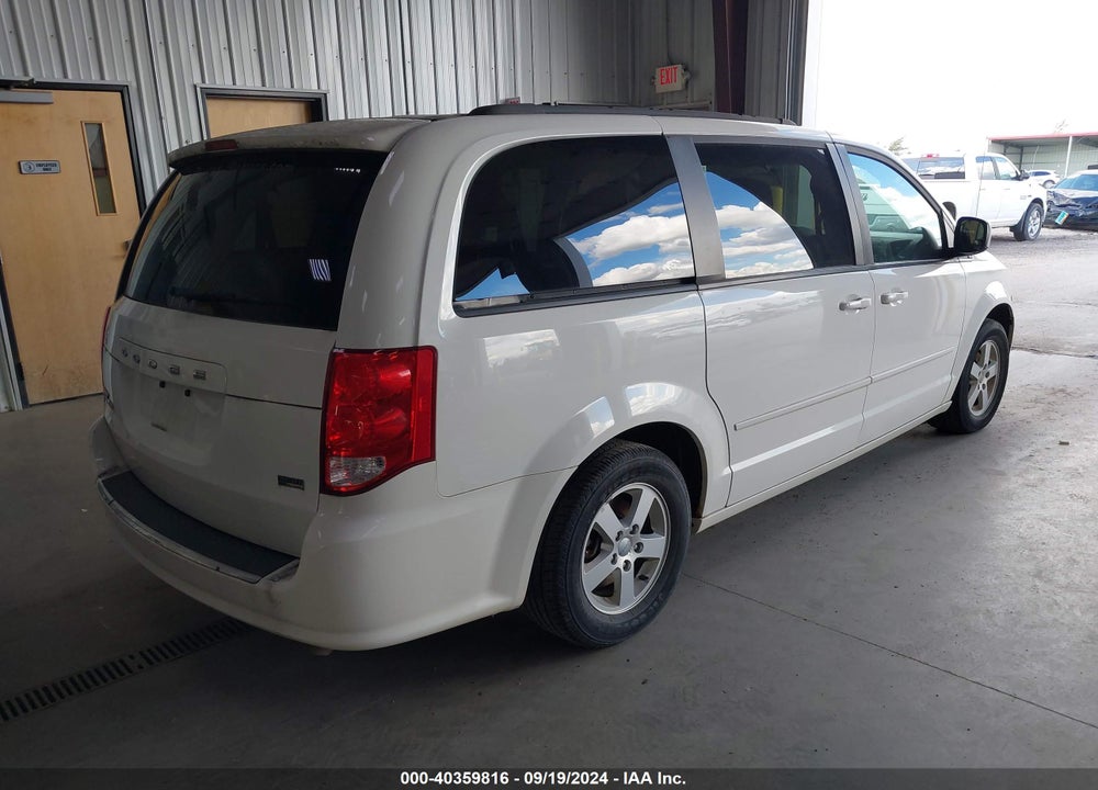 2012 DODGE GRAND CARAVAN SXT VIN: 2C4RDGCG3CR295697