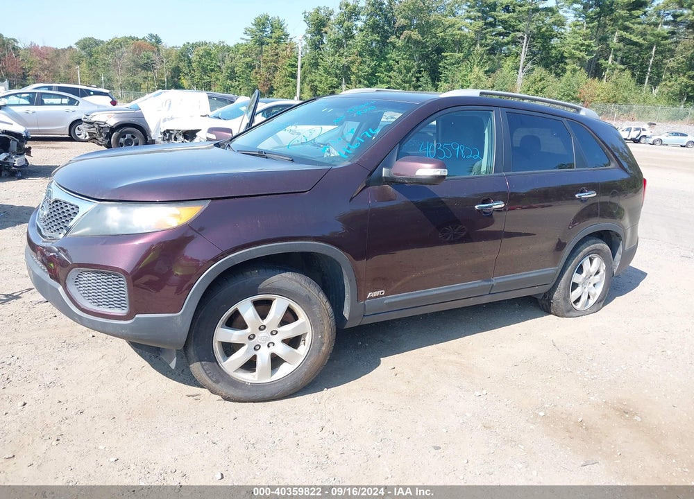 2011 KIA SORENTO LX V6 VIN: 5XYKTDA26BG122933