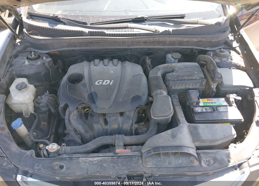 2014 HYUNDAI SONATA GLS VIN: 5NPEB4AC0EH827653