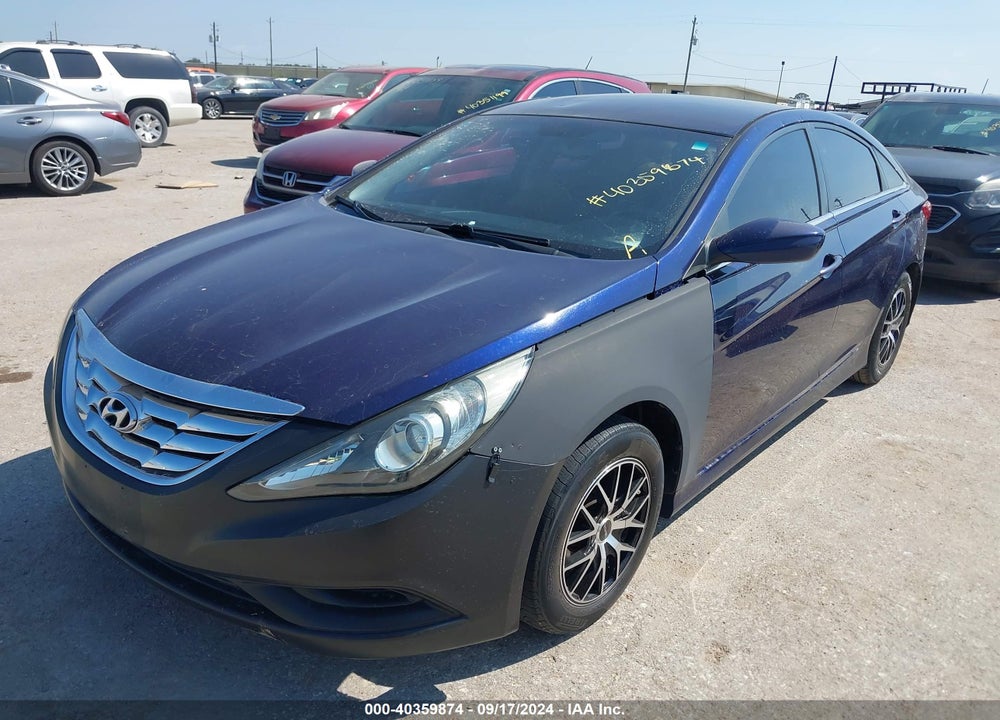 2014 HYUNDAI SONATA GLS VIN: 5NPEB4AC0EH827653
