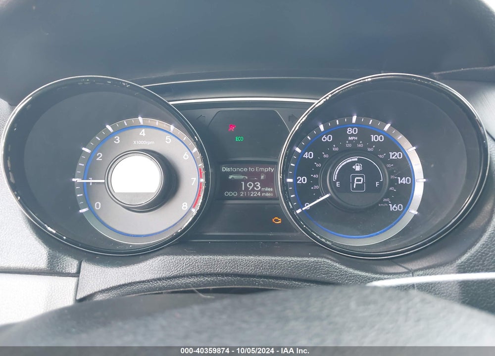 2014 HYUNDAI SONATA GLS VIN: 5NPEB4AC0EH827653