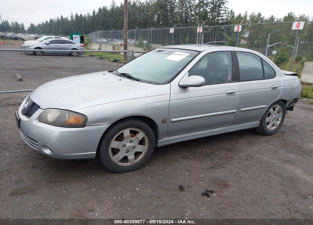 2004 NISSAN SENTRA SE-R VIN: 3N1AB51A34L738695