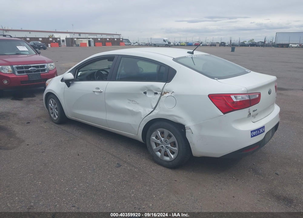 2014 KIA RIO LX VIN: KNADM4A35E6384431