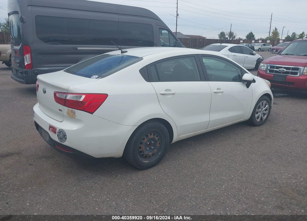 2014 KIA RIO LX VIN: KNADM4A35E6384431