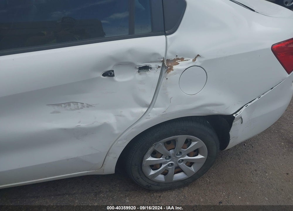 2014 KIA RIO LX VIN: KNADM4A35E6384431