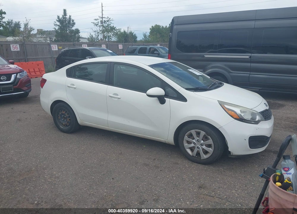 2014 KIA RIO LX VIN: KNADM4A35E6384431