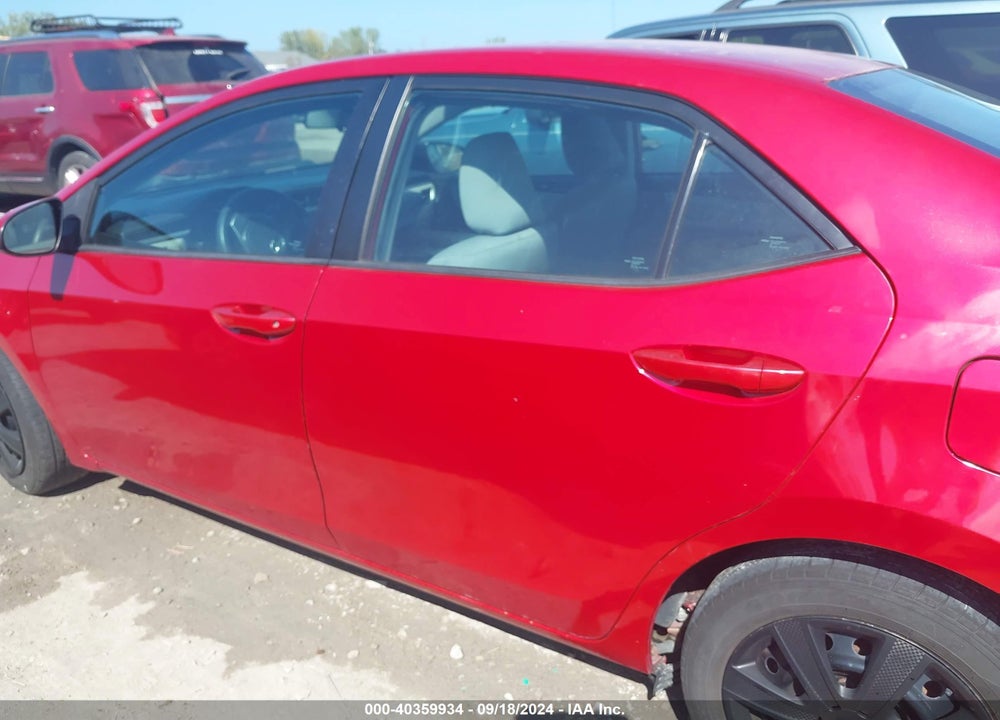 2015 TOYOTA COROLLA LE VIN: 2T1BURHE3FC476808