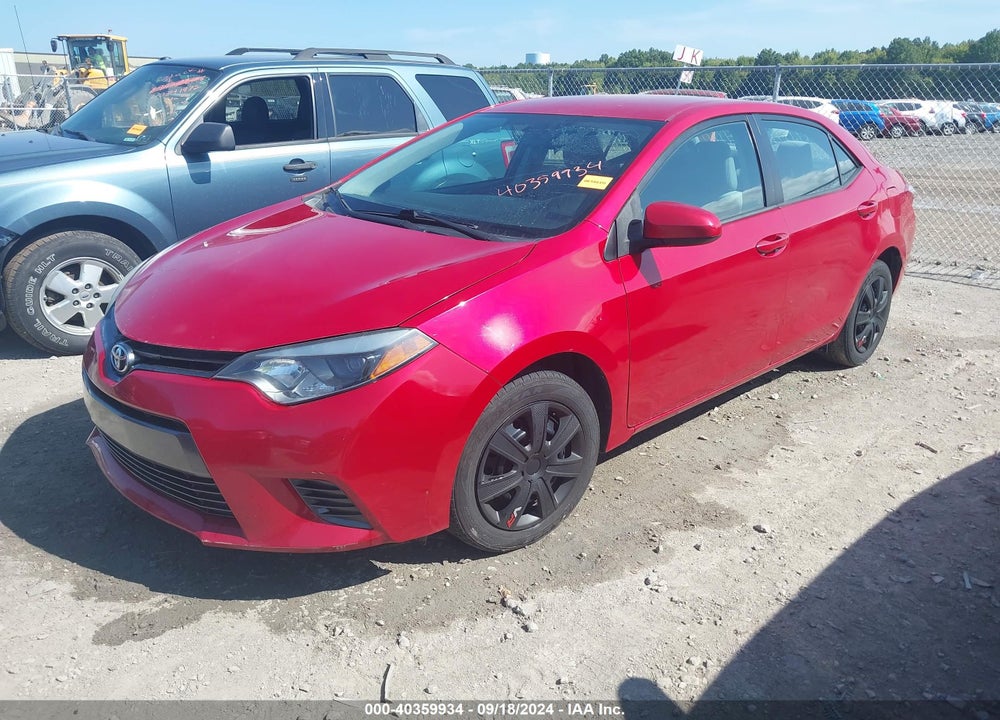 2015 TOYOTA COROLLA LE VIN: 2T1BURHE3FC476808