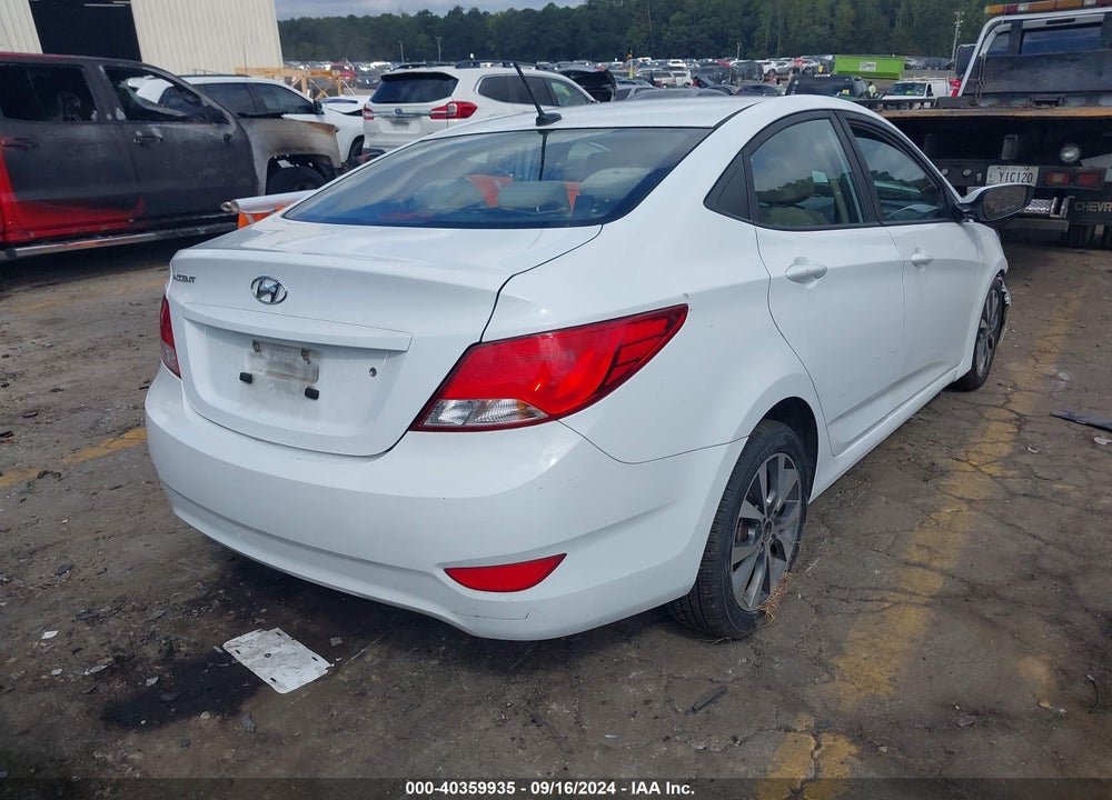 2017 HYUNDAI ACCENT VALUE EDITION VIN: KMHCT4AE7HU351445
