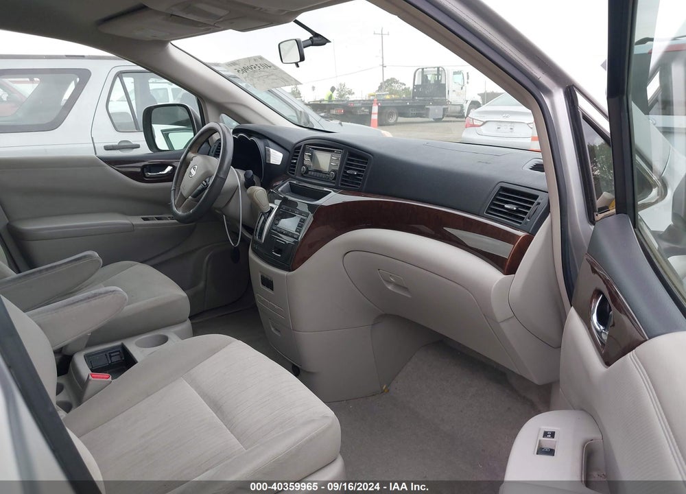 2012 NISSAN QUEST SV VIN: JN8AE2KP4C9036256