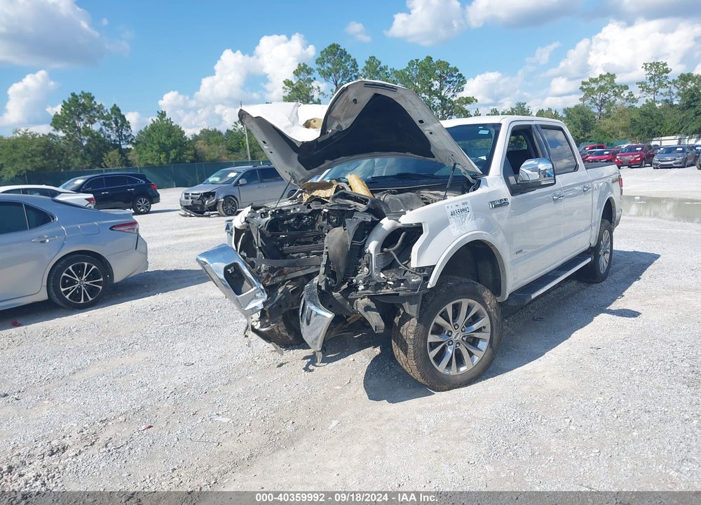 2016 FORD F-150 LARIAT VIN: 1FTEW1EG3GKE69968