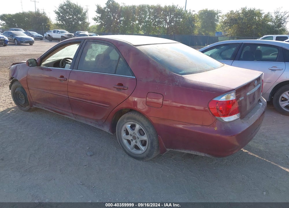2005 TOYOTA CAMRY LE VIN: 4T1BE32KX5U393690