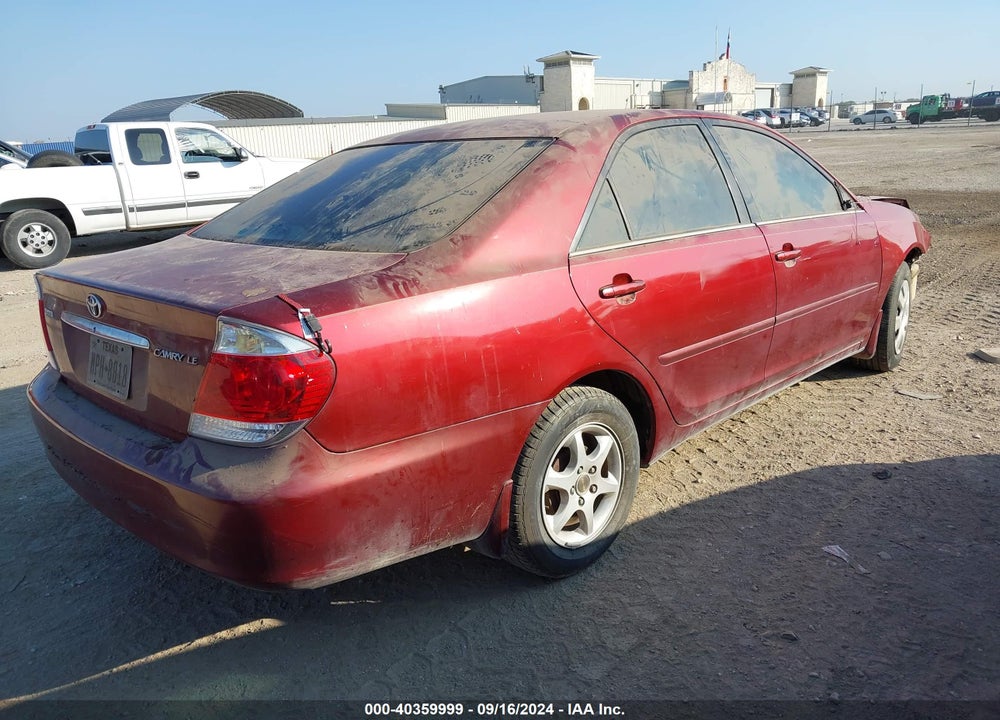 2005 TOYOTA CAMRY LE VIN: 4T1BE32KX5U393690