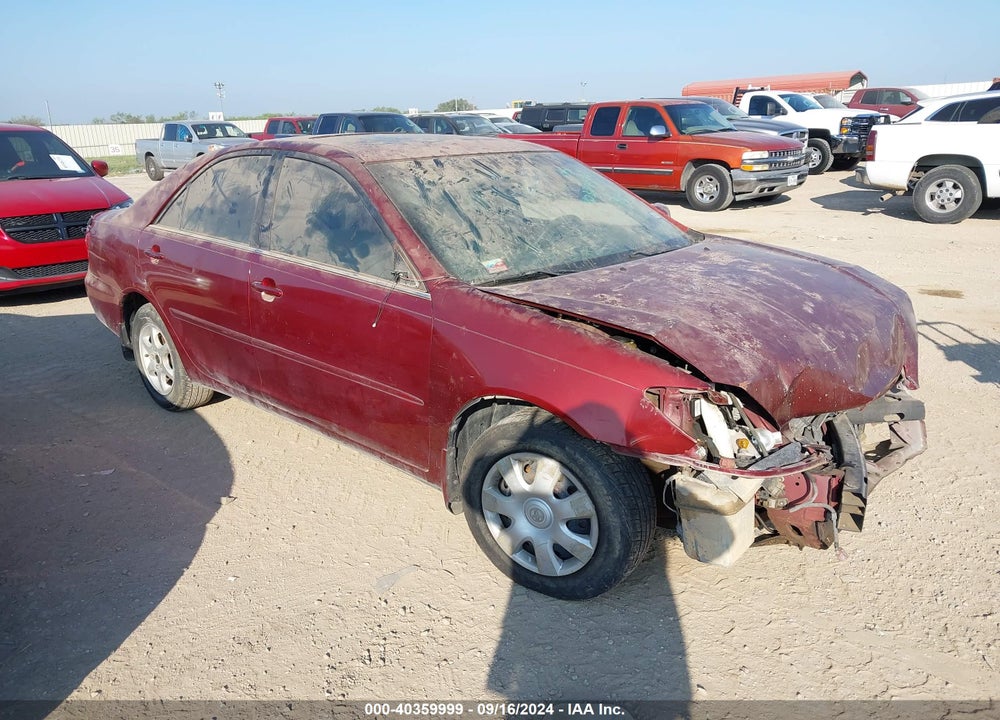 2005 TOYOTA CAMRY LE VIN: 4T1BE32KX5U393690