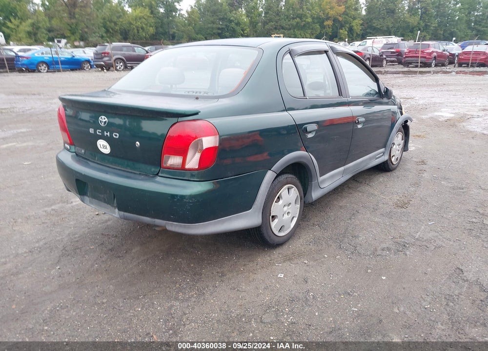 2000 TOYOTA ECHO VIN: JTDBT1238Y0046166