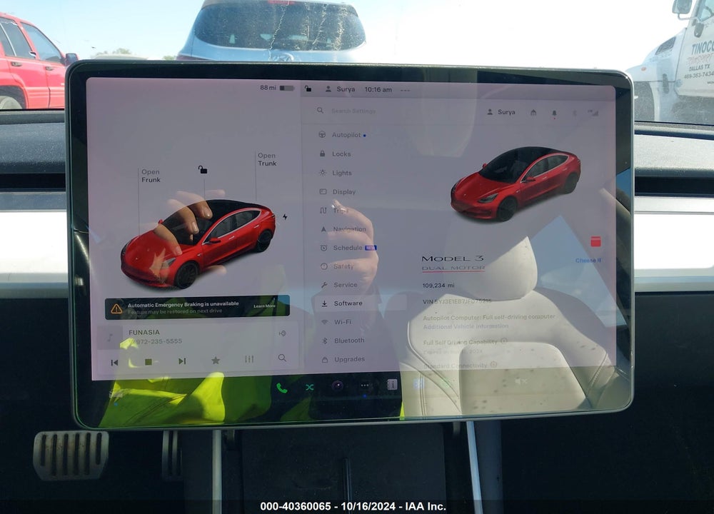 2018 TESLA MODEL 3 LONG RANGE/PERFORMANCE VIN: 5YJ3E1EB7JF075215