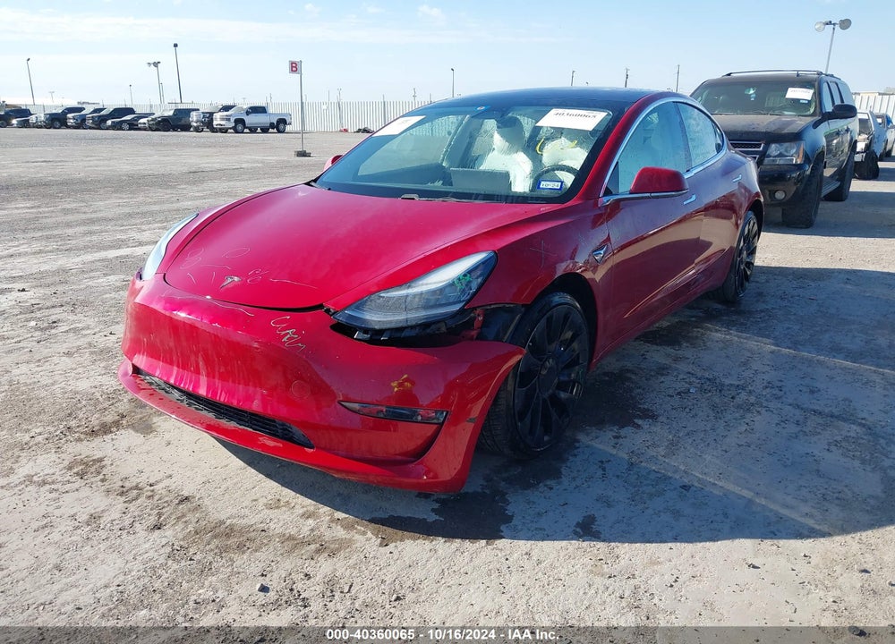 2018 TESLA MODEL 3 LONG RANGE/PERFORMANCE VIN: 5YJ3E1EB7JF075215