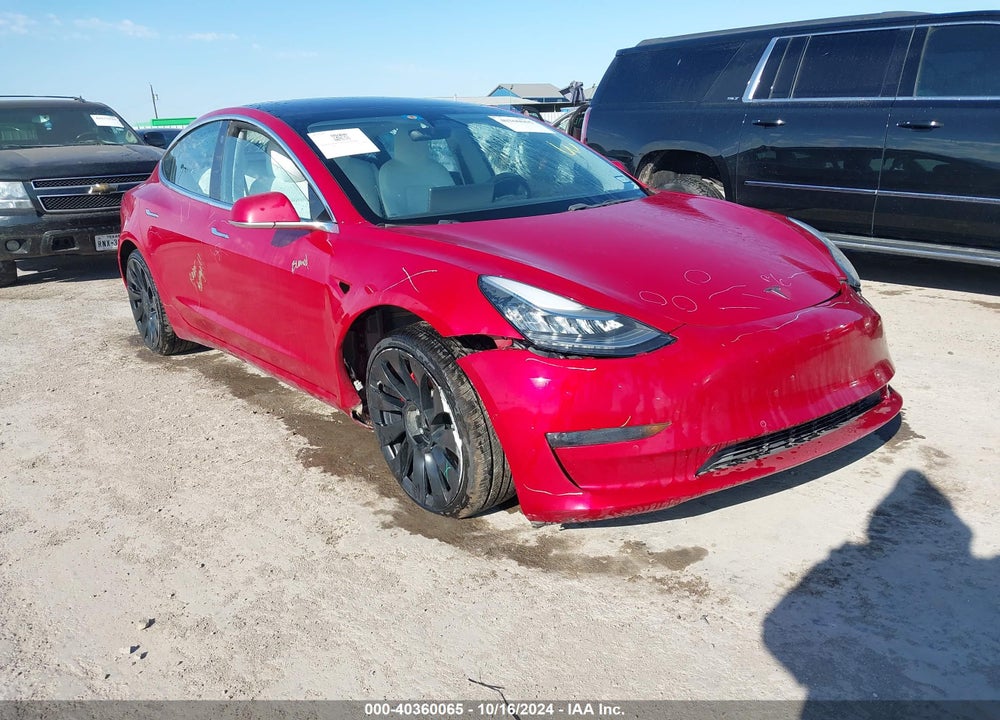 2018 TESLA MODEL 3 LONG RANGE/PERFORMANCE VIN: 5YJ3E1EB7JF075215