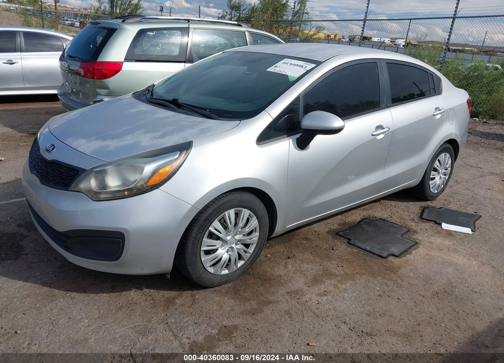 2014 KIA RIO LX VIN: KNADM4A39E6361072