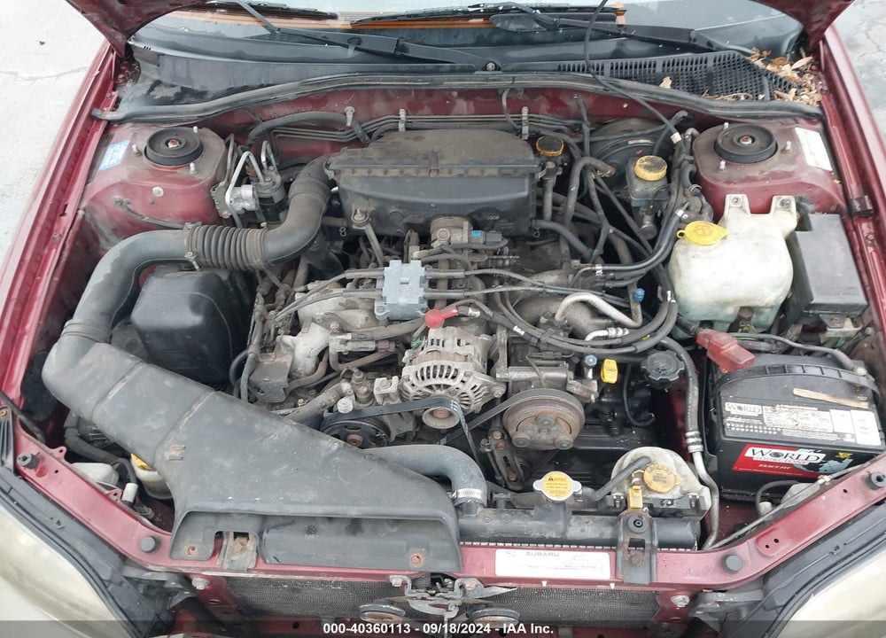 2002 SUBARU OUTBACK LIMITED VIN: 4S3BH686126611443