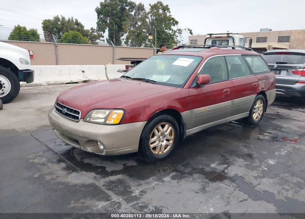 2002 SUBARU OUTBACK LIMITED VIN: 4S3BH686126611443