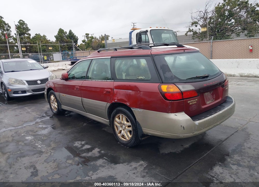 2002 SUBARU OUTBACK LIMITED VIN: 4S3BH686126611443