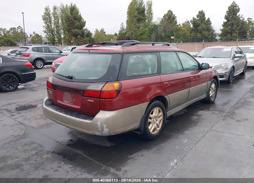 2002 SUBARU OUTBACK LIMITED VIN: 4S3BH686126611443