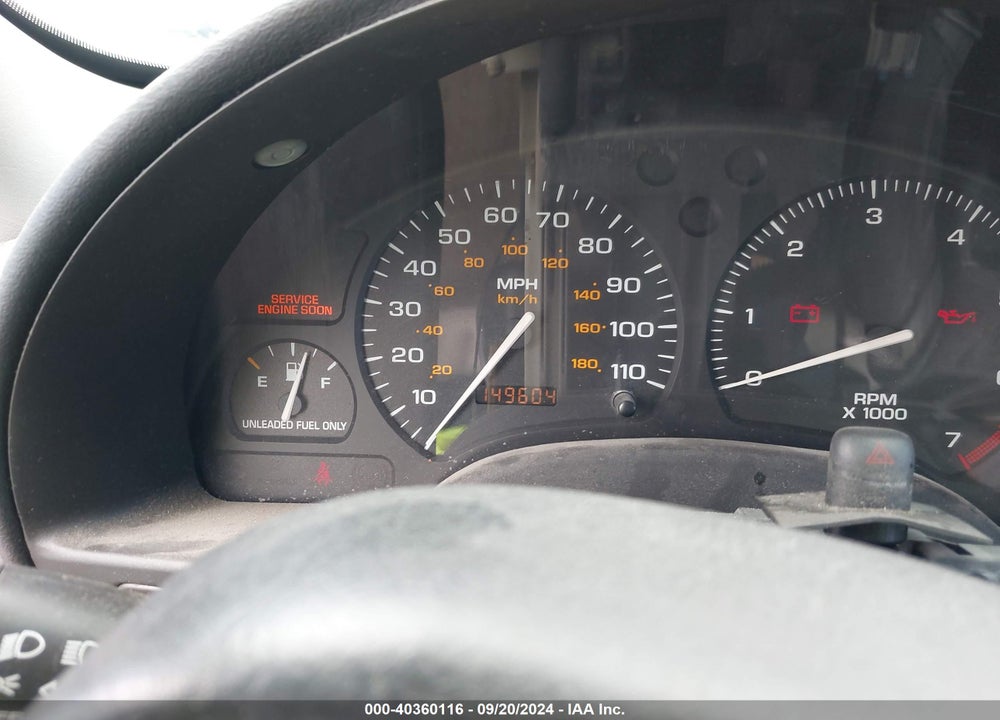 1999 SATURN SL VIN: 1G8ZF5284XZ163322